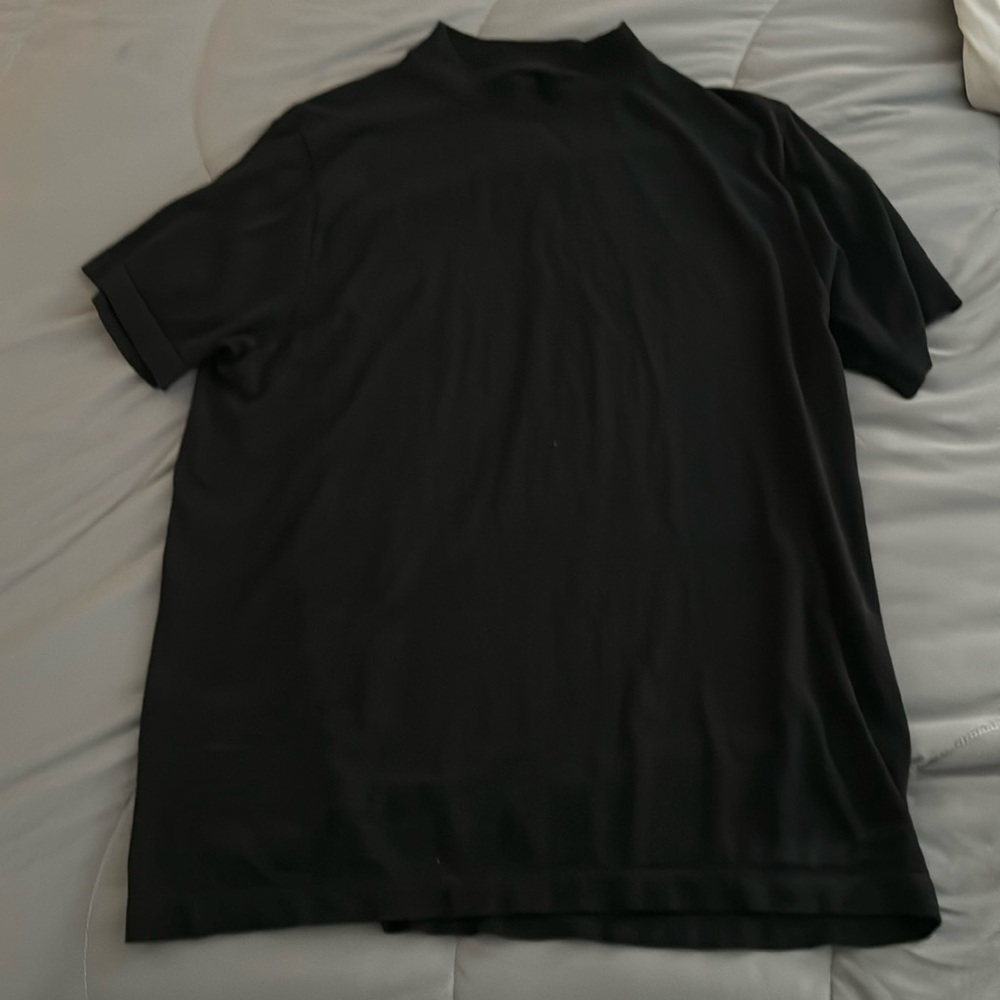 Ministry of Supply, Atlas High Crew Tee, Size L, Color Black
